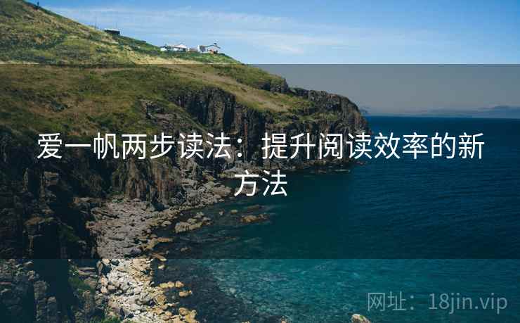 爱一帆两步读法：提升阅读效率的新方法